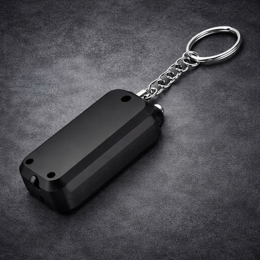 Black Personal Safety Alarm Keychain